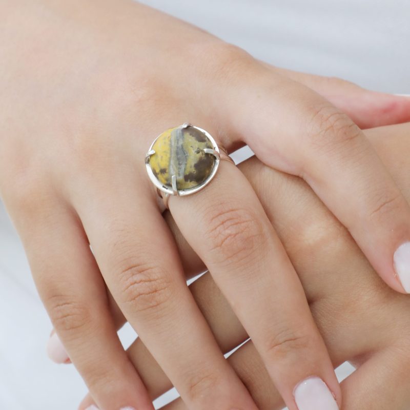 bague argent eclipse solaire