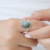 bague labradorite