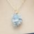 collier raisin aigue marine