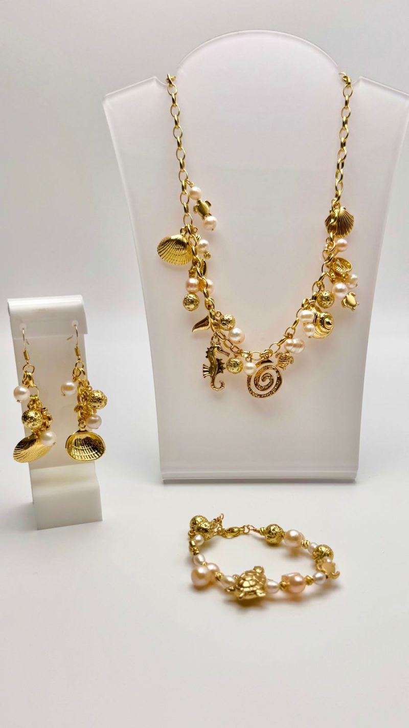 Parure Perles et Hématite