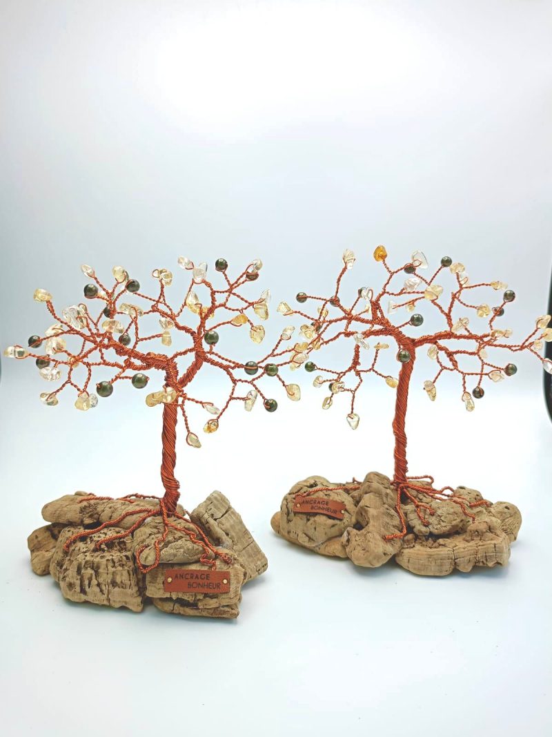 Un arbre taille 1 citrine et pyrite